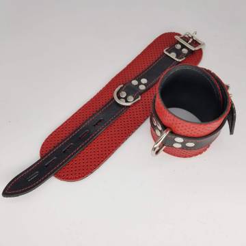 Perforated Natural Edge Wrist + Ankle Restraints